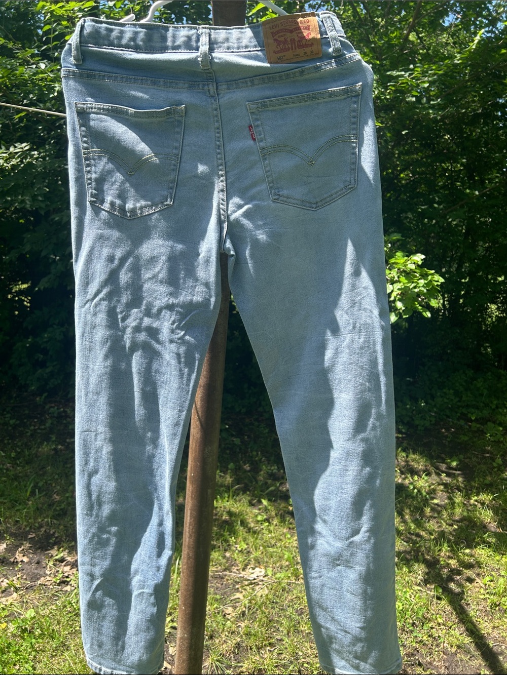 Levi's 502 Light Blue Regular Taper Jeans 28x30